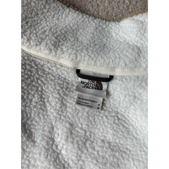 North Face Cragmont Fleece Jacket size M Vintage White Kelp Tan - Picture 4 of 11